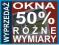 Okna PCV WYPRZEDAŻ RABAT 50% OKNO BIAŁE 865x1135