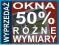 Okna PCV WYPRZEDAŻ RABAT 50% OKNO BIAŁY 540x1540