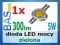 Dioda LED mocy 5W - zielona