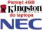 Pamięć 4GB Kingston DDR3 do laptopa NEC