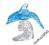 HCM KNIZEL 59115 PUZZLE KRYSTALICZNE 3D: DELFIN