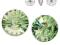 Swarovski 3015 Button (guziki) 10 mm Chrysolite F