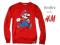H&amp;M EXTRA bluza SUPER MARIO czerwony +14 L