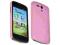 Rubber case pink Huawei Ascend G300 U8815 + folia