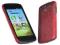 Red RUBBER CASE Huawei Ascend G300 U8815 + folia