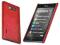 Red Rubber case LG Optimus L7 P705 + folia wym.