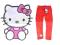 HELLO KITTY ZŁOTY NAPIS czerwone___98-104 SALE
