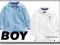 NEXT JESIEŃ POLO LONG LIGHT BLUE/WHITE 3-6 M