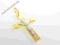 KRZYŻYK WISIOREK ZAWIESZKA ZŁOTO próba 333 PIĘKNY!