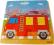 PUZZLE DREWNIANE EDUKACYJNE klocki maluszka 9 el.