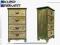 PIĘKNA SZAFKA REGAŁ KOMODA Z SZUFLADAMI LZ1311S-4