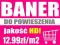 Baner reklamowy - reklama, plandeka PROJEKT GRATIS