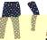 BREEZE GIRLS LEGGINSY, RURKI w grochy ~ 104 cm