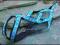 ManMat SLED szelki REFLEX odblask niebieskie LARGE