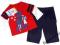 0300* KOMPLET NIEMOWLĘCY CHŁOPIĘCY 2-cz. rozm 56