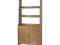 * IKEA * LEKSVIK REGAŁ Z DRZWIAMI DREWNO 198X93 CM