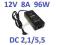 ZASILACZ IMPULSOWY DESKOP 12V 8A WTYK DC 2,1/5,5