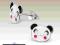 Manduri Kolczyki Dla Dzieci Srebro 925 Panda