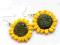 kolczyki słoneczniki HIT==>>zobacz hand made