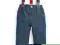 NEXT Spodnie dżinsy z szelkami r.110 Nowe