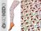 Legginsy HELLO KITTY białe ORYGINALNE rozm.104/110