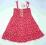 bas06 SUKIENKA RED ramiączka 5-6L 116 cm girl2girl