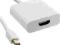 Adapter mini DisplayPort [M] &gt; HDMI [F], biały