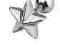 Kolczyk do ucha tragusa ear piercing gwiazda 1.2/6