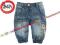 NEXT SPODNIE jeans żyrafa słoń lato 4-5lat 110cm