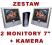 VIDEOFON zestaw 2 monitory GWARANCJA 2 lata KRK