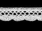 Koronka bawełniana Koronki 1m biała 15mm c062