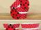 BIEDRONKA 3D baby shower szablon muffinki babeczki