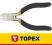 Topex Szczypce precyzyjne boczne 115 mm 32D724