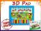 TABLET EDUKACYJNY WESOŁA FARMA 3D-PAD DŹWIĘKI LED