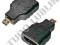 ADAPTER PRZEJŚCIÓWKA HDMI FEMALE micro HDMI MALE