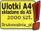 ULOTKI A4 SKŁADANE do A5 - 2000 szt TERMIN 3-4 dni