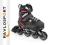 ŁYŻWOROLKI SMJ RX 21A BOY czarno/czerwone