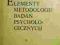 Elementy metodologii badań psychologicznych