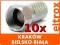 WTYK ZŁĄCZE F 6,8MM USZCZELKA GUMOWA 10 SZTUK 2309
