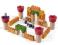 Nowość ZAMEK RYCERSKI drewniane klocki PLAN TOYS