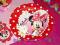 Talerzyki papierowe 19 cm - 10 szt Myszka Minnie