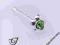 SZMARAGDOWY KOLCZYK SREBRNY DO NOSA HURTOWE CENY