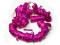 Serpentyna holograficzna różowa 18 szt Karnawał