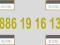 -- 886 19 16 13 -- ZŁOTY NUMER HEYAH, F. VAT 23%