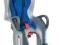 OKBABY FOTELIK ROWEROWY 10+ SREBRNO-NIEBIESKI CR