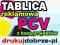 PCV Z PROJEKTEM! GOTOWE WZORY TABLICZEK. REKLAMA!