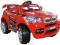 Samochód terenowy czerwony