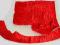 taśma plisowana  czerwona 5cm   ANPOLI