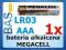Bateria  alkaiczna MEGACEL _ LR03 _ AAA