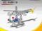 helikopter model klocki metal KL377 DIY EduCORE